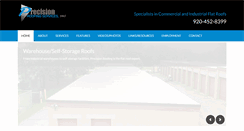 Desktop Screenshot of precisionroofinginc.net